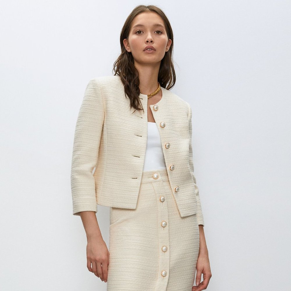 Babaton Little Tweed Jacket Cropped NWT